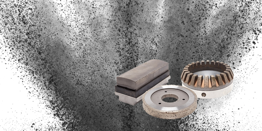 Powders for diamond tools
